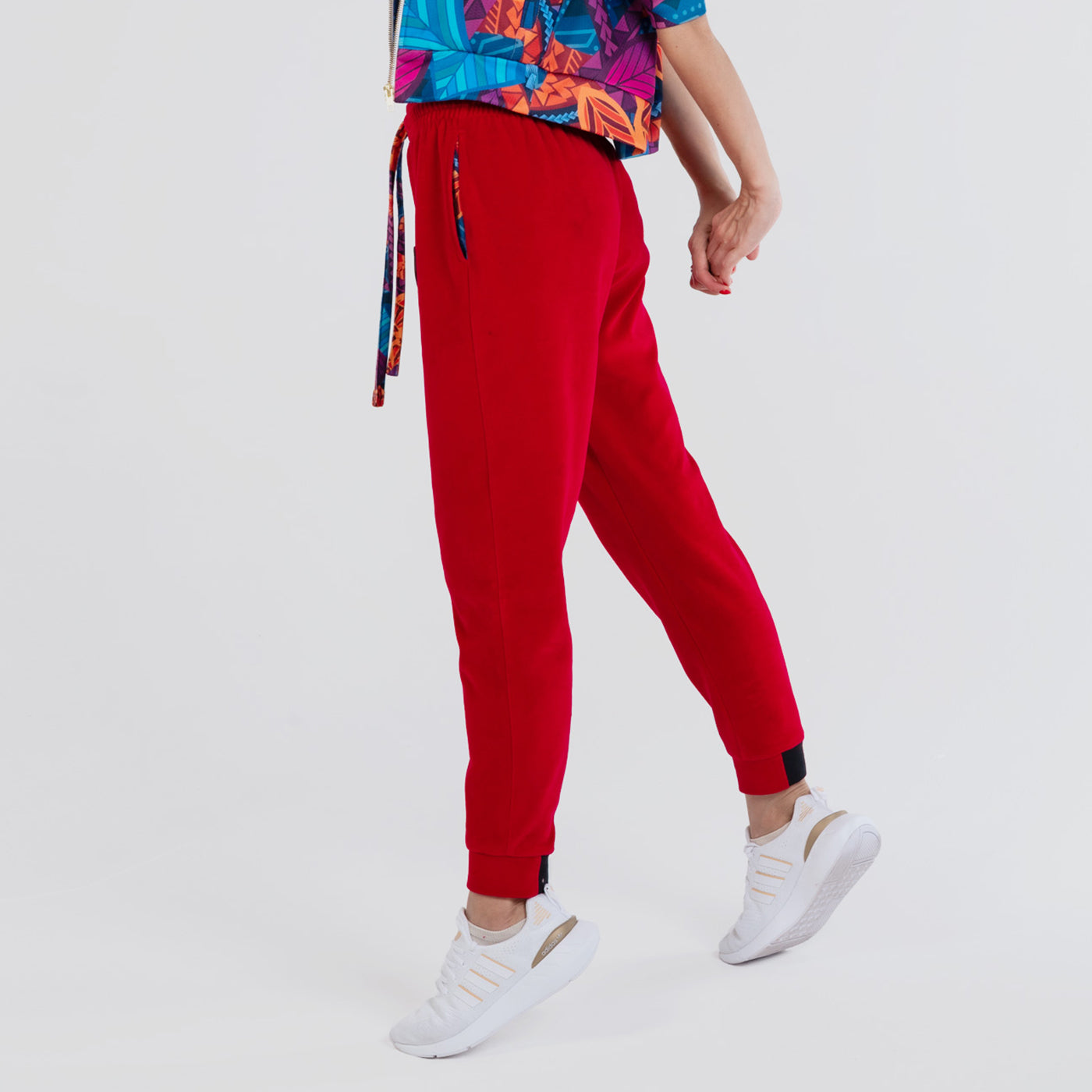 Colorful Artistic Female Velour Pants Womens Clothing | by AWAKEN ART