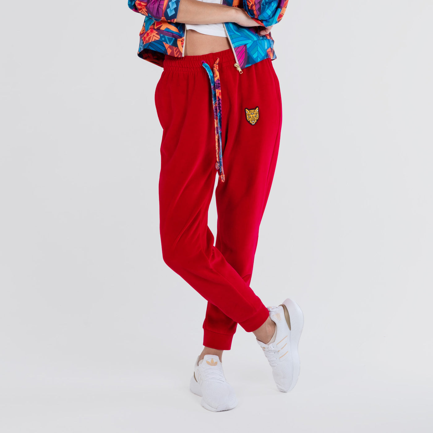 Colorful Artistic Female Velour Pants Womens Clothing | by AWAKEN ART