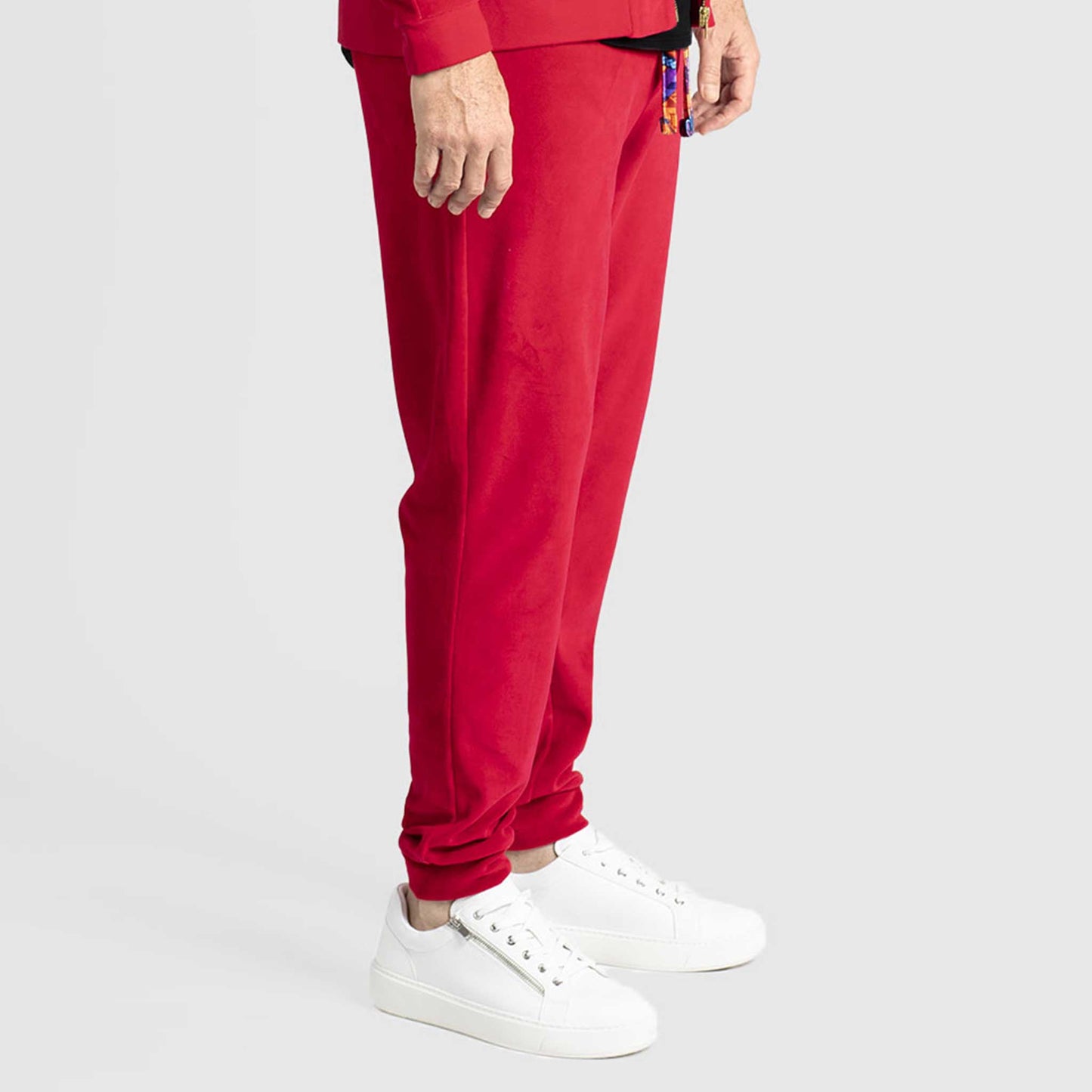 Red Velour Pants High Quality Mens Clothing Stylish Design | by AWAKEN ART