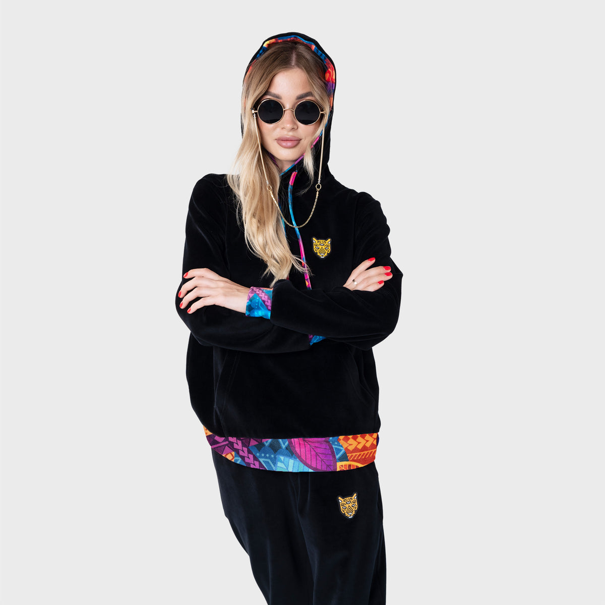 Black Velour Sets Artistic Womens Clothing | by AWAKEN ART