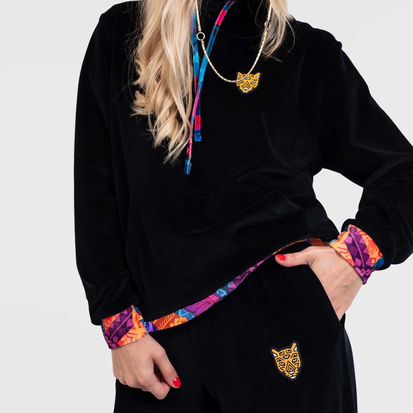 Black Velour Sets Artistic Womens Clothing | by AWAKEN ART