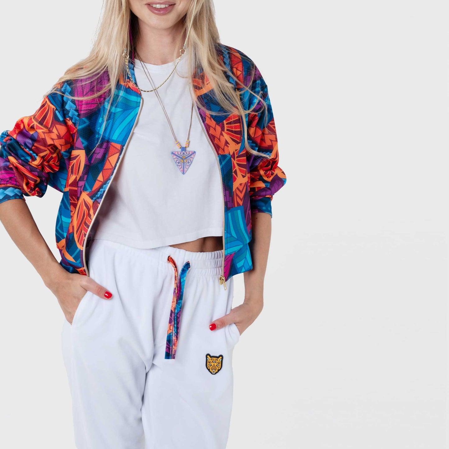 Colorful Artistic Female Velour 1 Womens Clothing | by AWAKEN ART