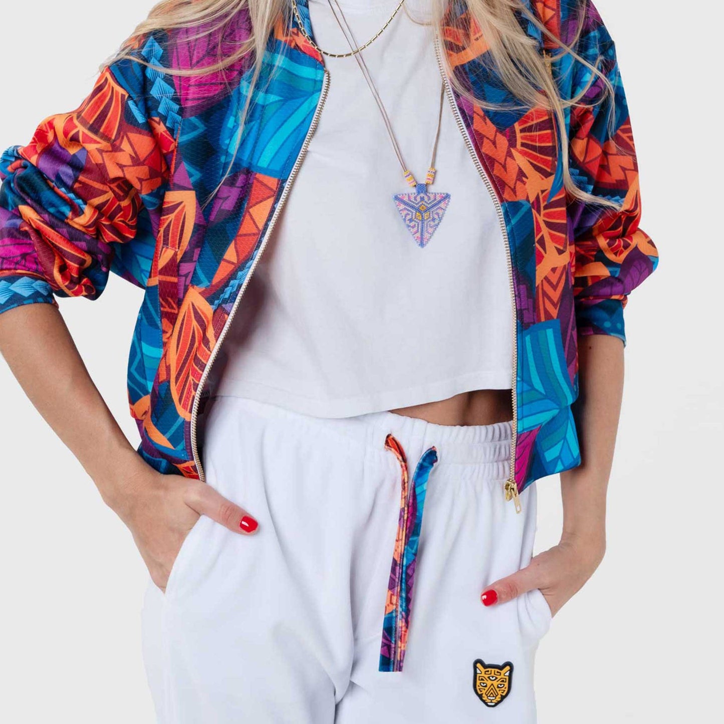Colorful Artistic Female Velour 1 Womens Clothing | by AWAKEN ART