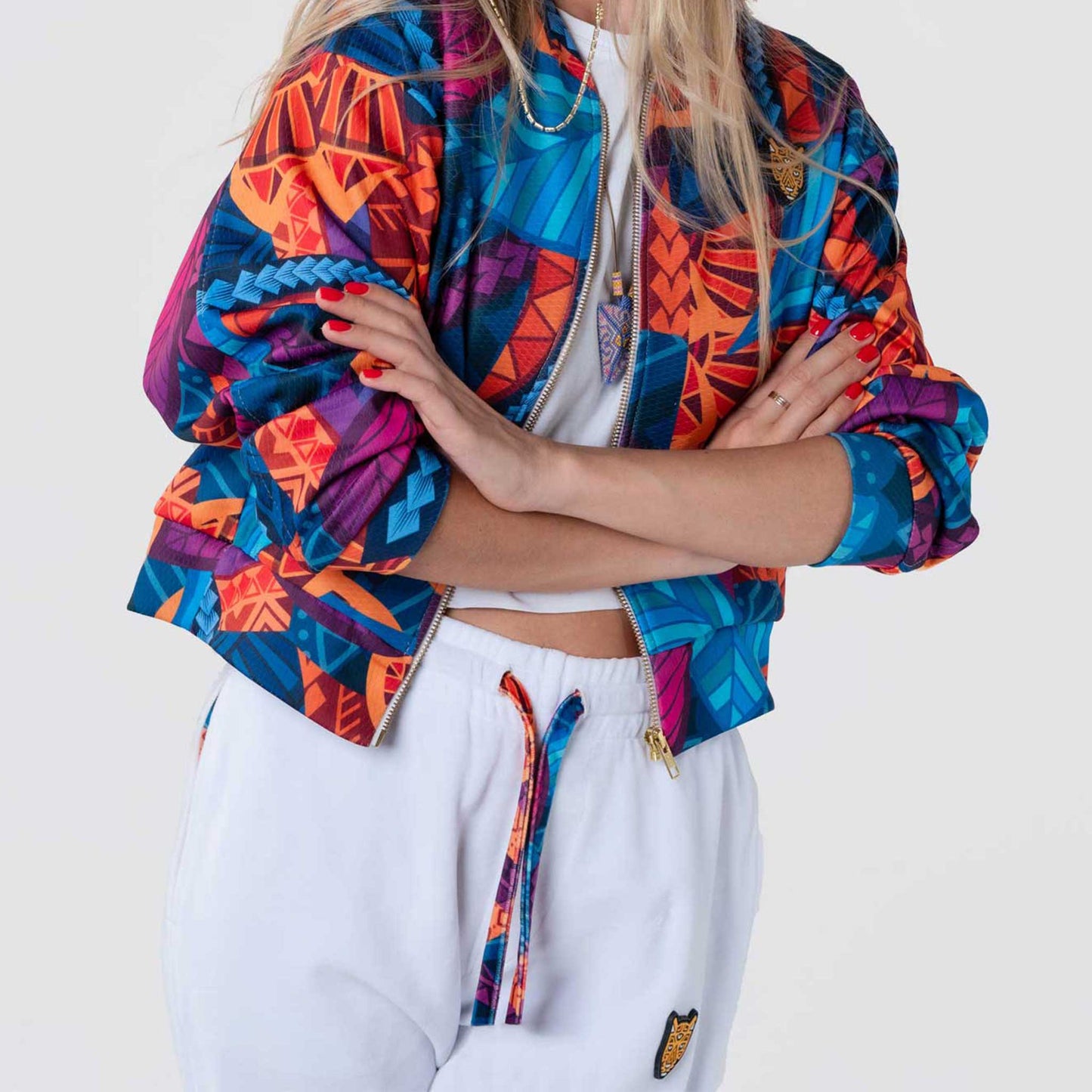 Colorful Artistic Female Velour 1 Womens Clothing | by AWAKEN ART