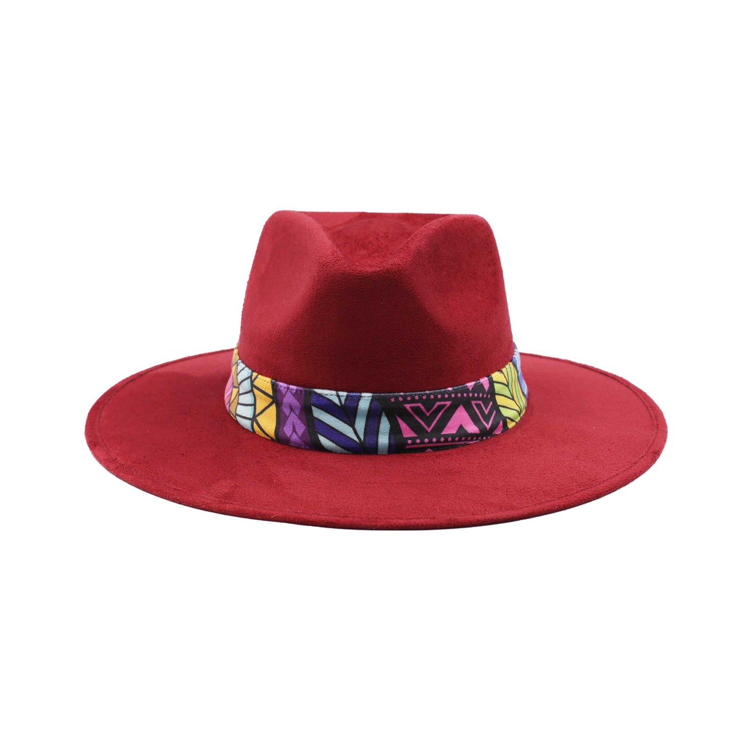 AWAKEN ART Red Hats Bands Fedora Unique Design