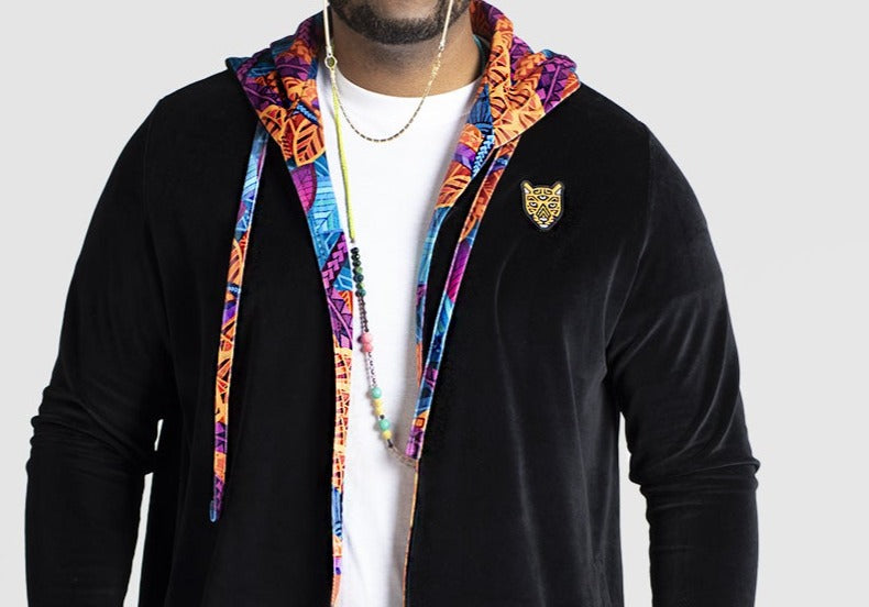 Mens Cardigan Black Stylish Outfit Unique Quality Design | by AWAKEN ART