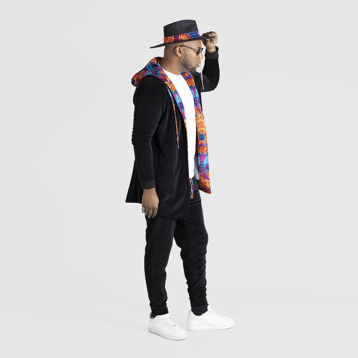 Mens Cardigan Black Stylish Outfit Unique Quality Design | by AWAKEN ART