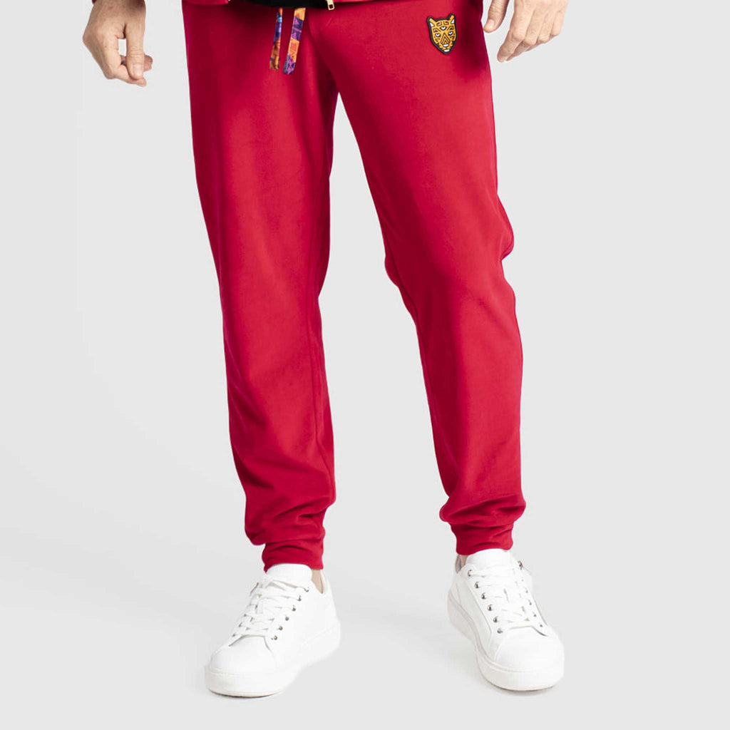 Red Velour Pants High Quality Mens Clothing Stylish Design | by AWAKEN ART