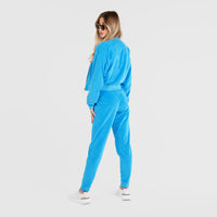 Blue Female Velour Sets Unique Style Artistic Womens Clothing | by AWAKEN ART