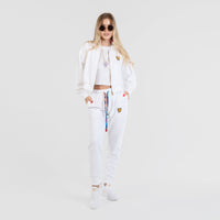 White Female Velour Sets Artistic Womens Clothing | by AWAKEN ART