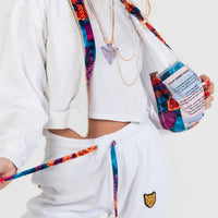White Female Velour Sets Artistic Womens Clothing | by AWAKEN ART