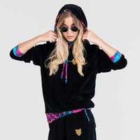 Black Velour Sets Artistic Womens Clothing | by AWAKEN ART
