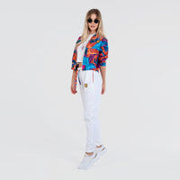 Colorful Artistic Female Velour 1 Womens Clothing | by AWAKEN ART