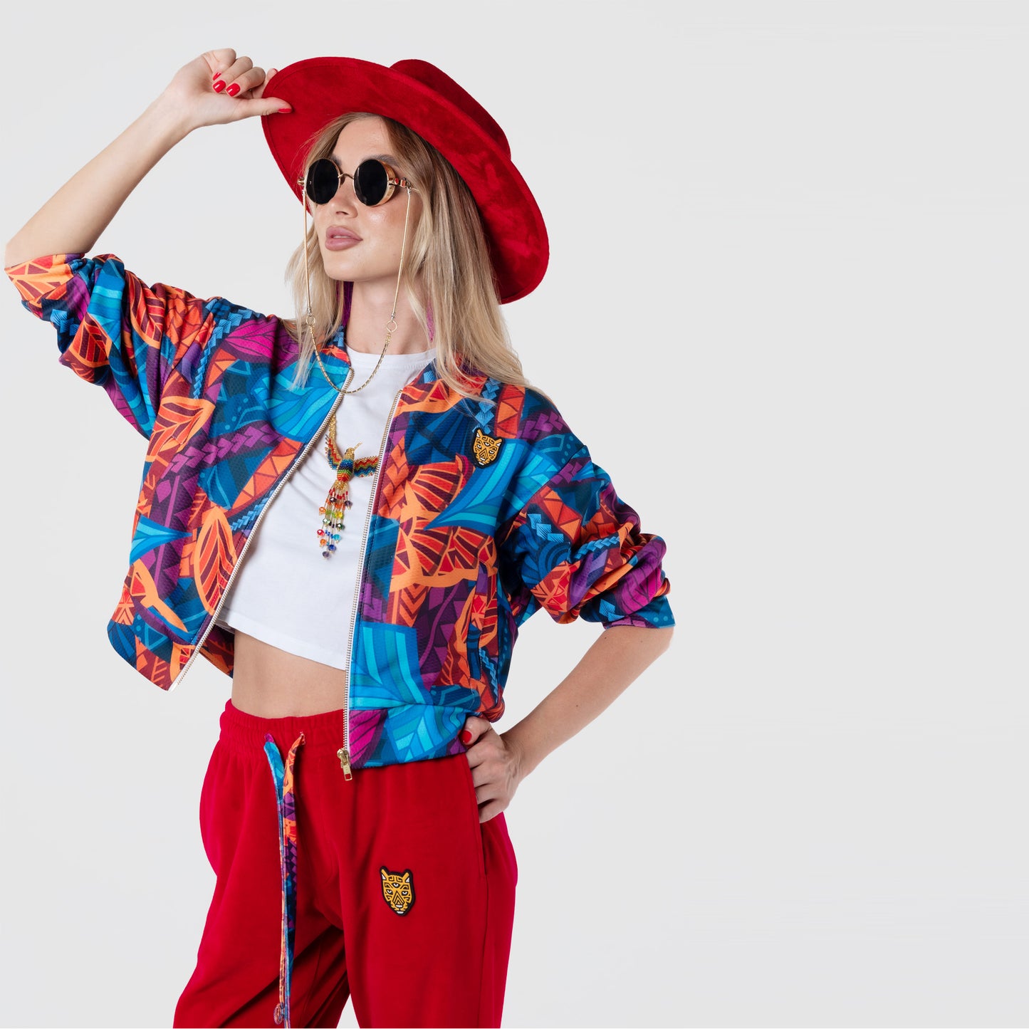 Artistic Female Colorful Velour Style 2 Womens Clothing | by AWAKEN ART