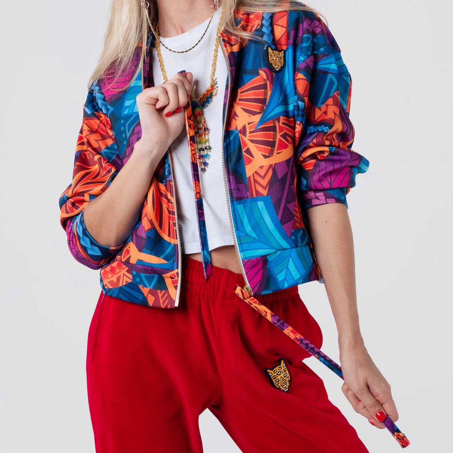 Artistic Female Colorful Velour Style 2 Womens Clothing | by AWAKEN ART