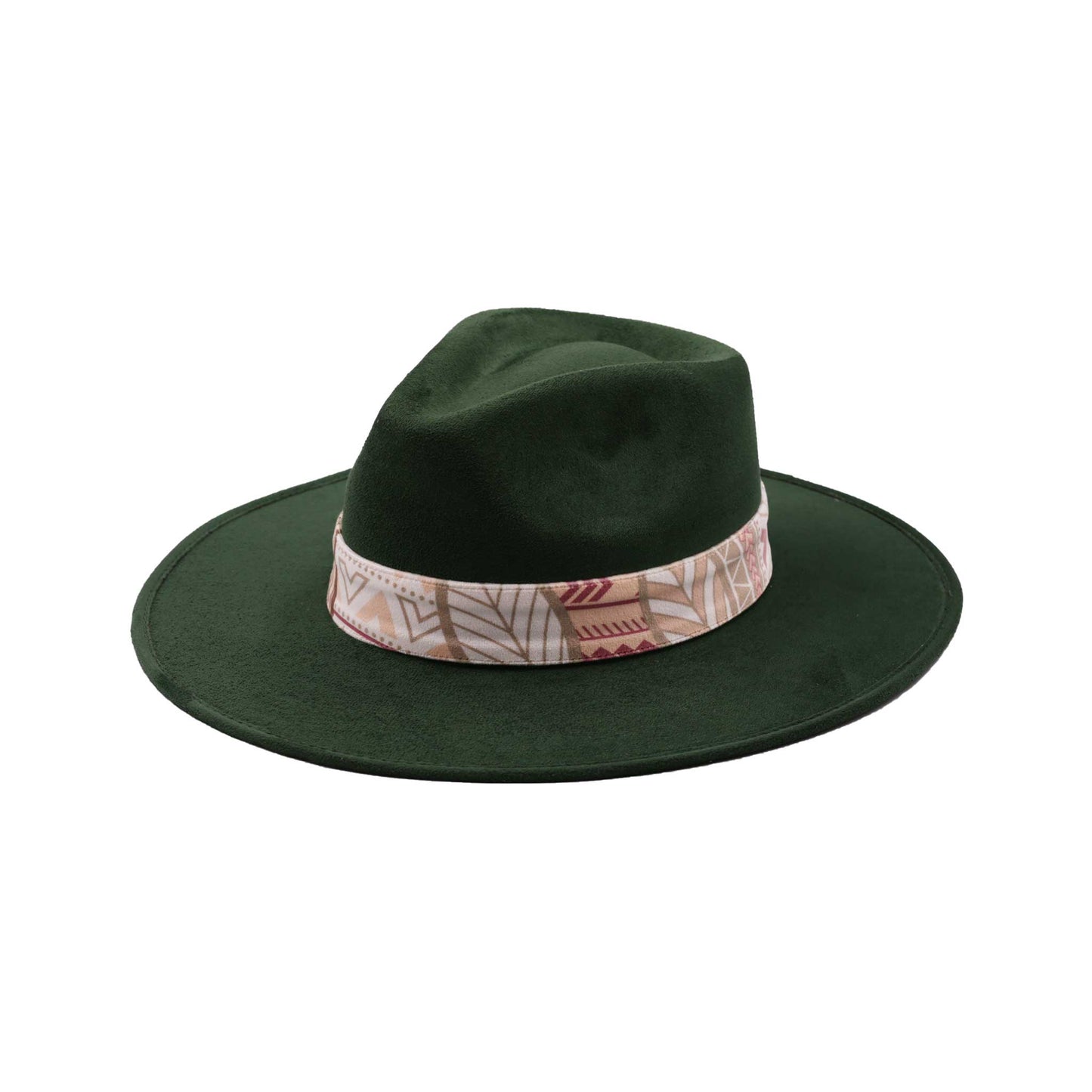 Dark Green Awaken Art Fedora Hats