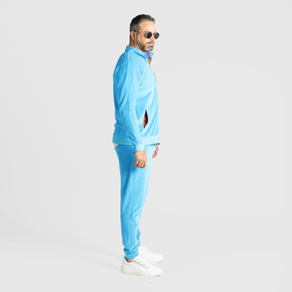 Velvet tracksuit set best sale mens