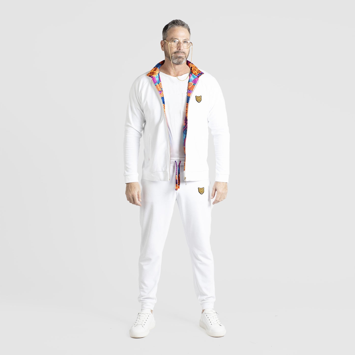Mens Clothing High Quality Unique Design White Zipper Blouse | by AWAKEN ART