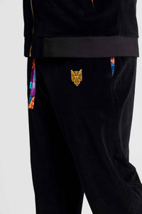 Black Velour Zip-Up Set: Redefining Elegance and Comfort