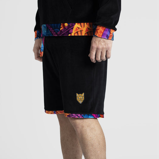 Black Shorts Mens Clothing Velour Unique Outfit | by AWAKEN ART