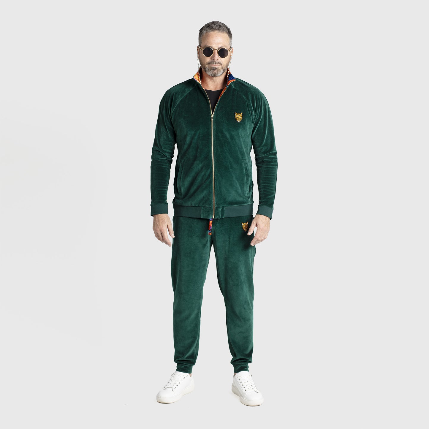Dark Green Velour Sets Mens High Quality Design | by AWAKEN ART