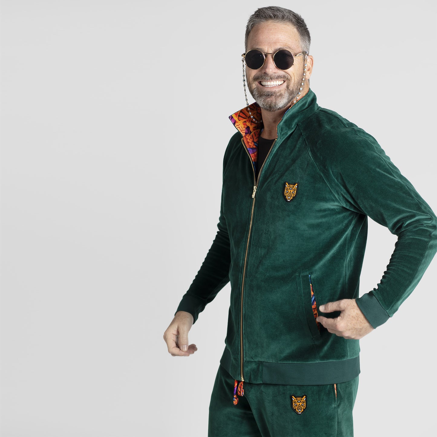 Dark Green Velour Sets Mens High Quality Design | by AWAKEN ART