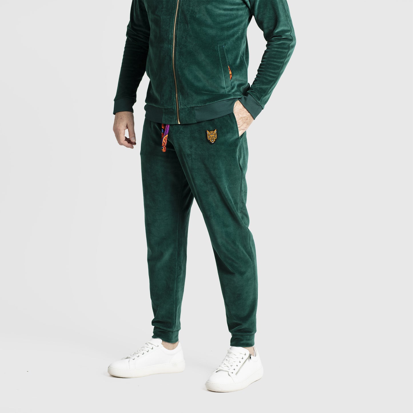 Dark Green Velour Sets Mens High Quality Design | by AWAKEN ART