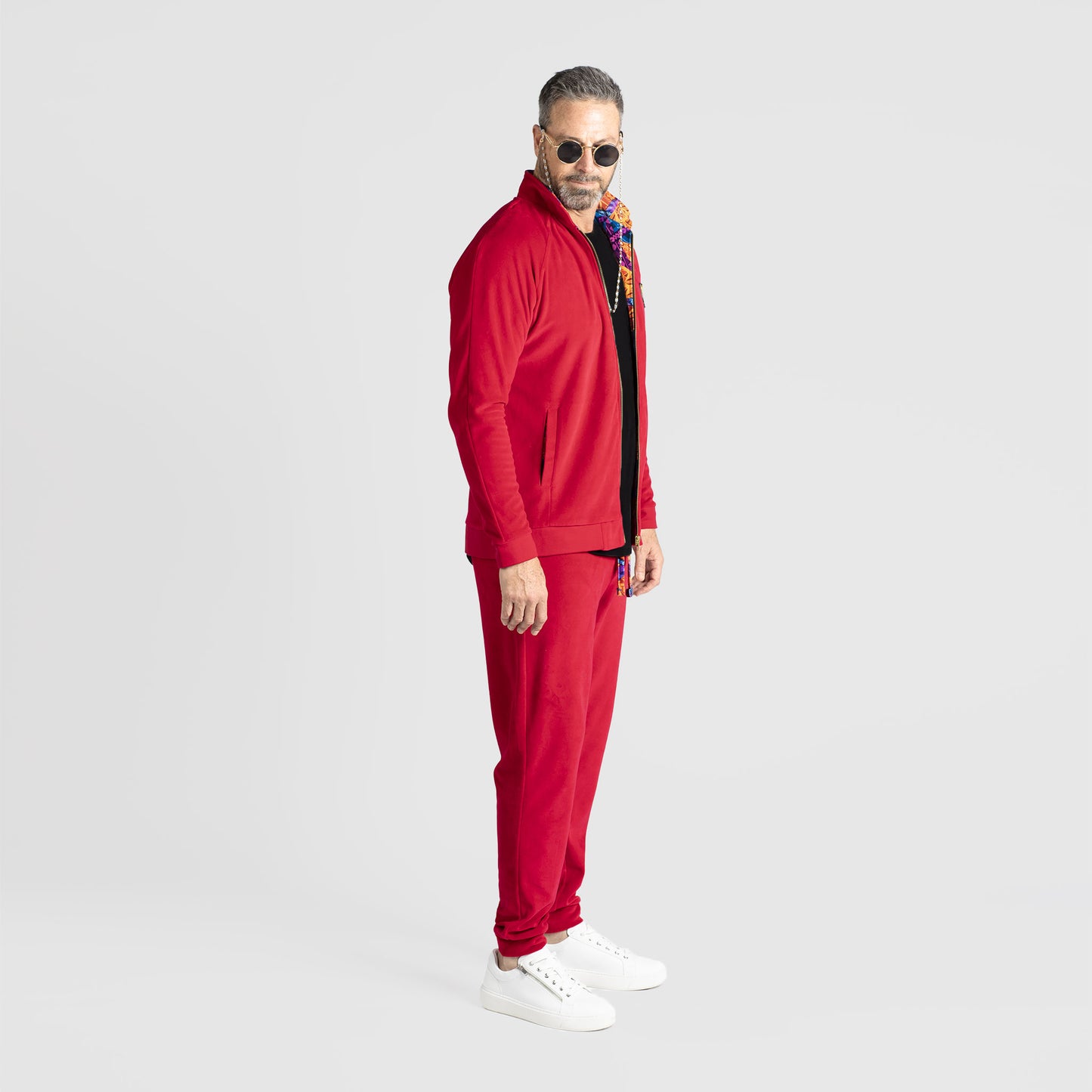 Velour Sets Red Unique Style High Quality Mens Clothing | by AWAKEN ART
