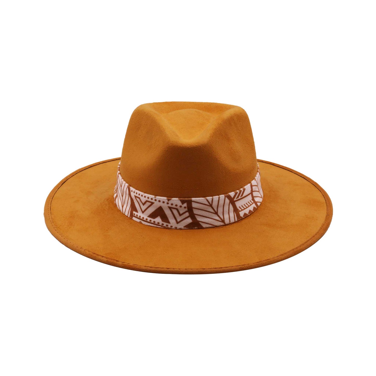 Orange Awaken Art Hats Fedora Unique Design