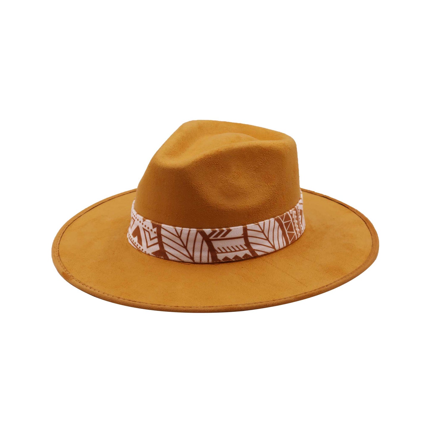 Orange Awaken Art Hats Fedora Unique Design