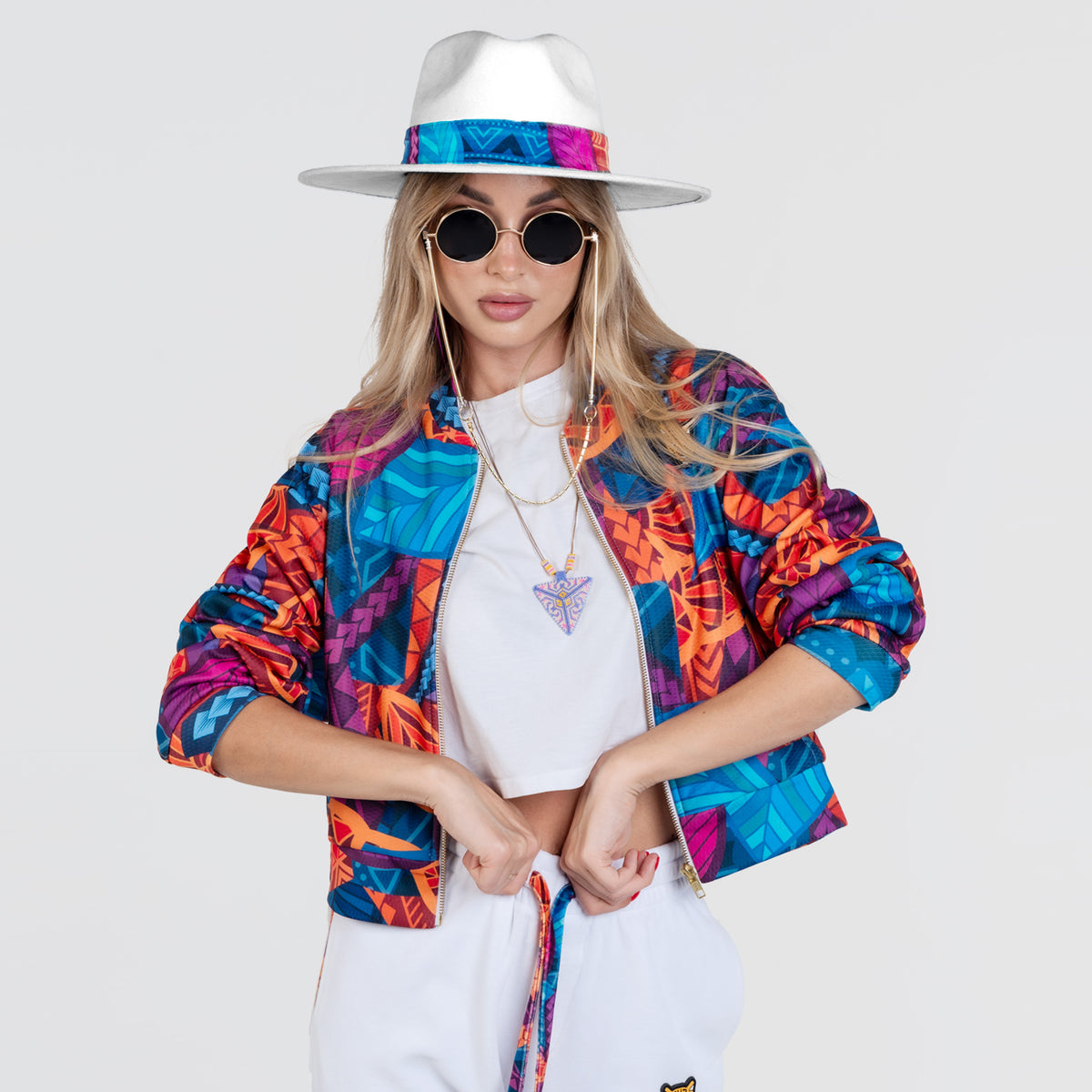 Colorful Artistic Female Velour 1 Womens Clothing | by AWAKEN ART