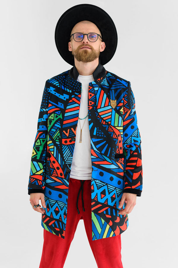 Unique Design High Quality Colorful Coat Panther Design Limited Edition | by AWAKEN ART